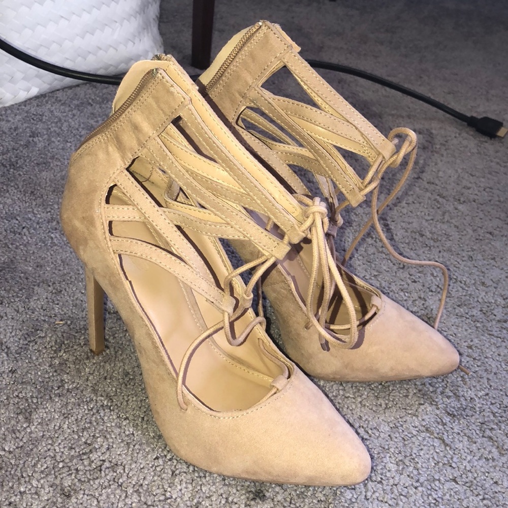Tan heels